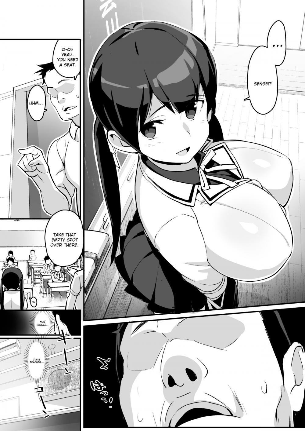 Hentai Manga Comic-Voluptuous, Buxom Transfer Student Kumokawa Suzuran-Read-8